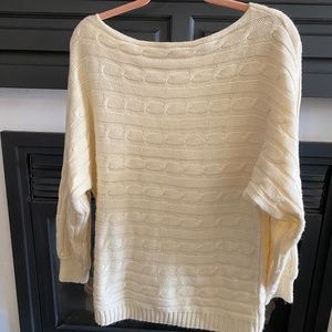 Cream sweater